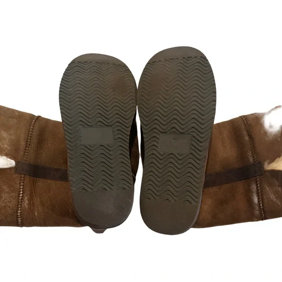 Brown Shearling Boots - Picture 4 of 11